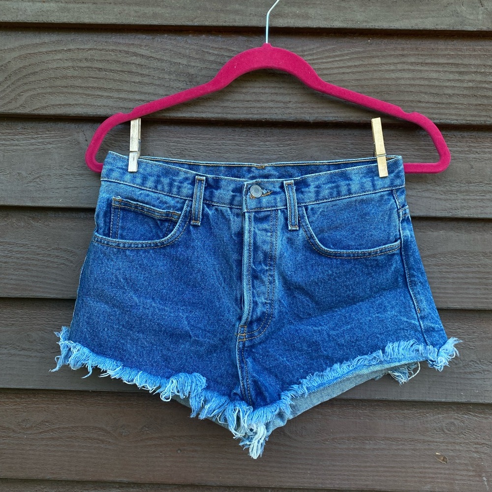 John Galt Denim Blue Women's Shorts